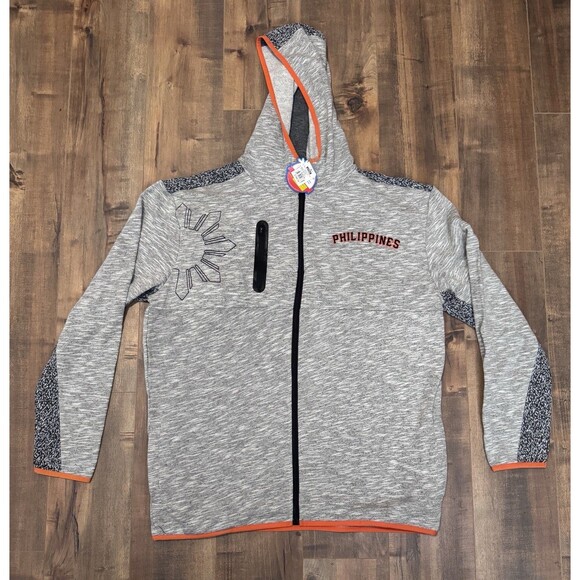 My Philippines Adult Zip Up Hoodie Jacket NWT Size Large - Picture 1 of 9